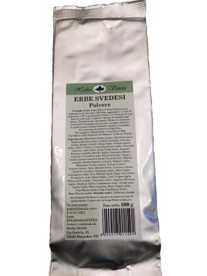 liquore erbe svedesi preparato in polvere